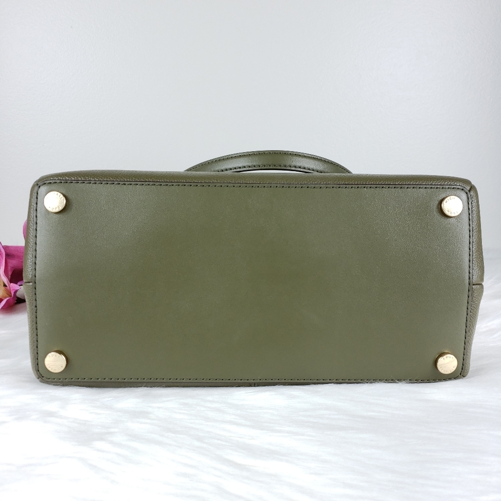 NWT Michael Kors LG Teagen satchel duffle green MK - Picture 7 of 10